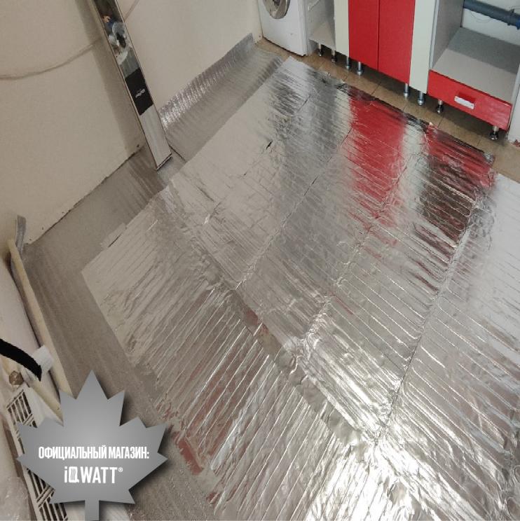 Ультратонкий греющий мат IQ LAMINATE MAT 150 Вт/м.кв - 5,0м²
