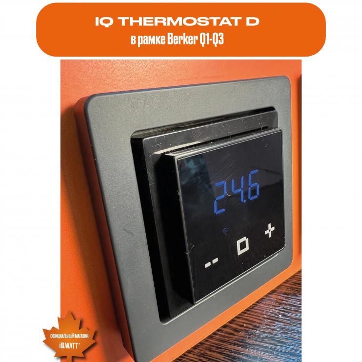 Электронный термостат IQ THERMOSTAT D черный матовый